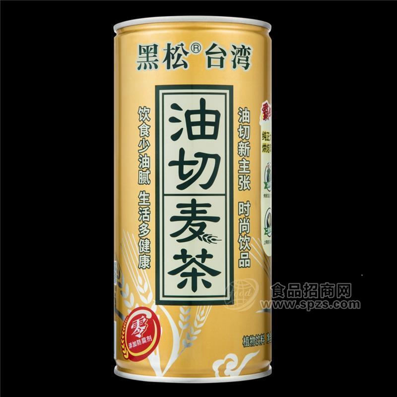 臺(tái)灣黑松CAN960ml油切麥茶