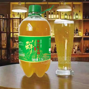 銳青泰山哈麥純啤酒鮮啤瓶裝招商1.5L