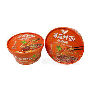 香辣龍蝦味果蔬拌面方便面方便食品