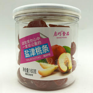 启巧食品盐津桃条160g
