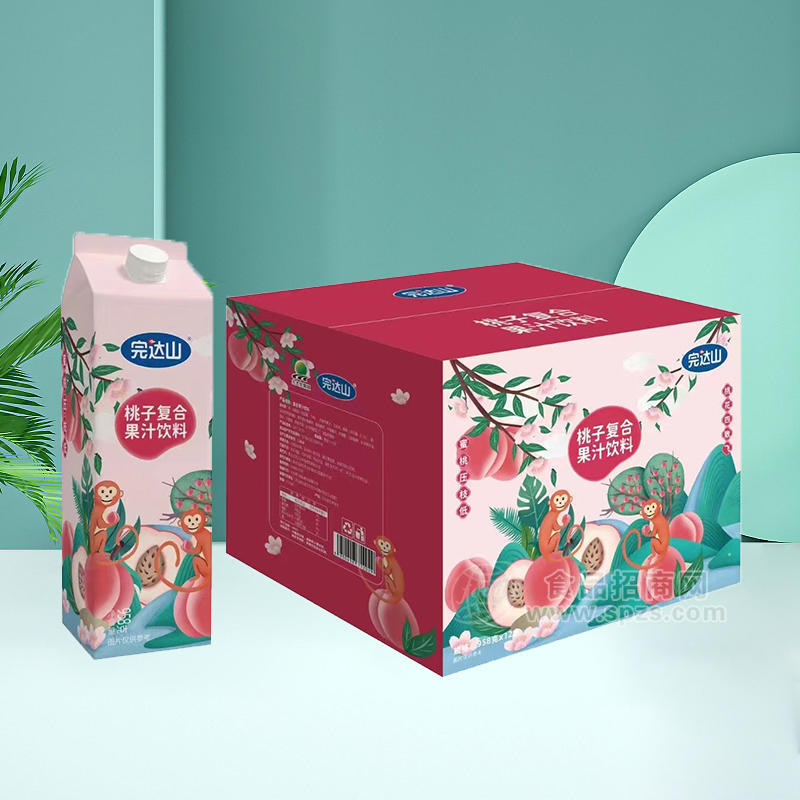 完達(dá)山桃子復(fù)合果汁飲料958gx12盒