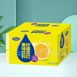 完达山 柠檬苏打果味饮料 400mlx24瓶