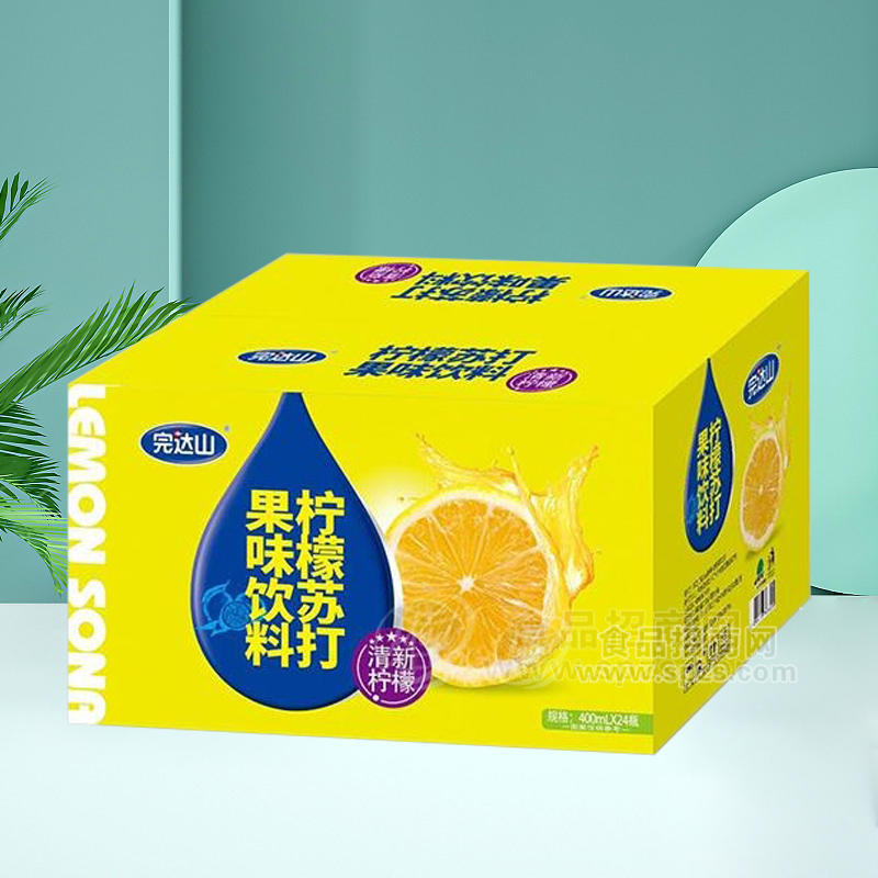 完達(dá)山 檸檬蘇打果味飲料 400mlx24瓶