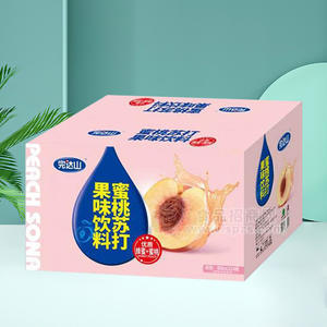 完达山 蜜桃苏打果味饮料400mlx24瓶