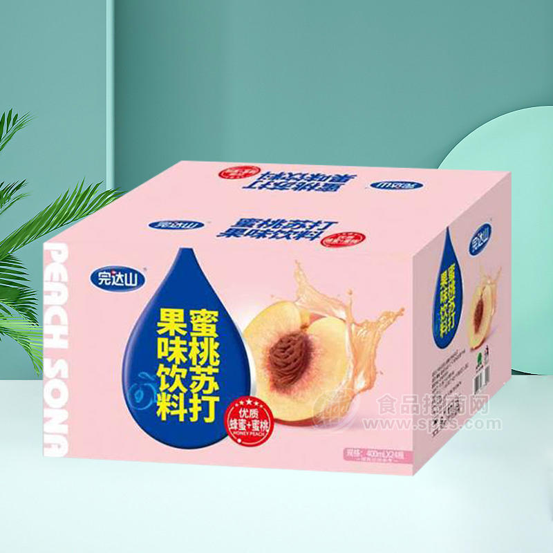 完達(dá)山 蜜桃蘇打果味飲料400mlx24瓶