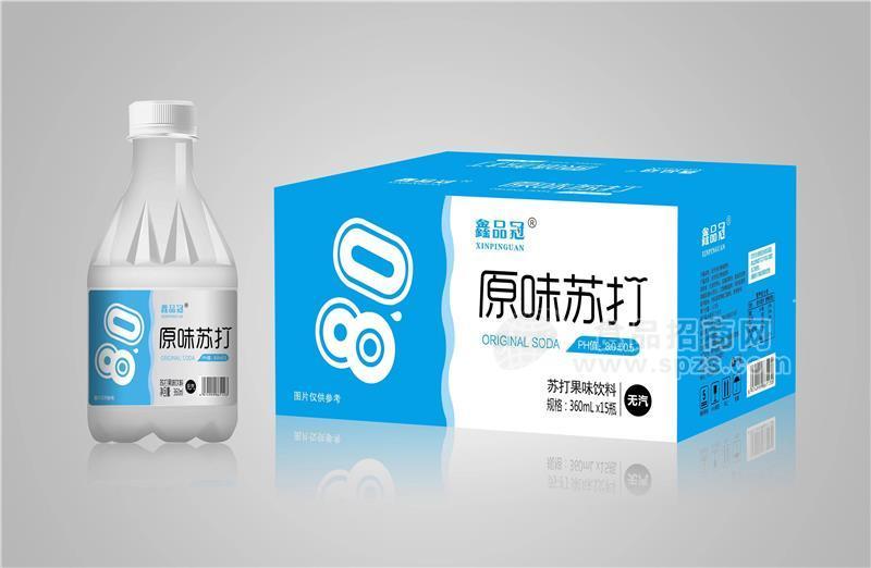 鑫品冠原味苏打水无气弱碱性360ml*15瓶