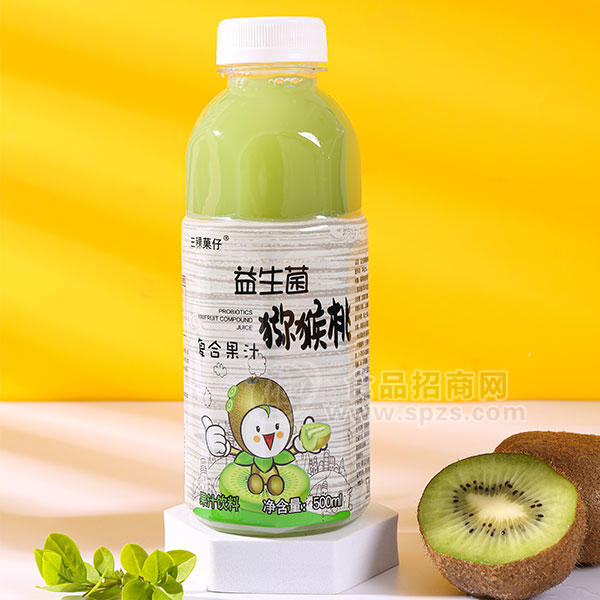 三稞菓仔猕猴桃益生菌复合果汁饮料招商500ml