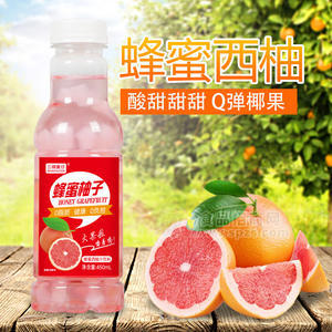 三稞菓仔蜂蜜西柚汁饮料450ml