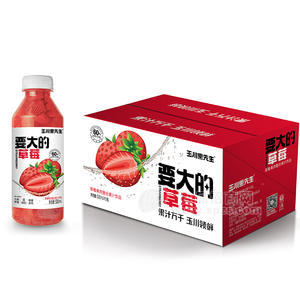 玉川果先生要大的草莓復合果汁飲品草莓味500mlX15瓶