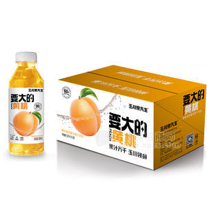 玉川果先生要大的黃桃復(fù)合果汁飲品黃桃味500mlX15瓶