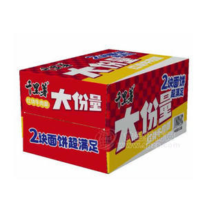 千里薯大份量红烧牛肉面箱装