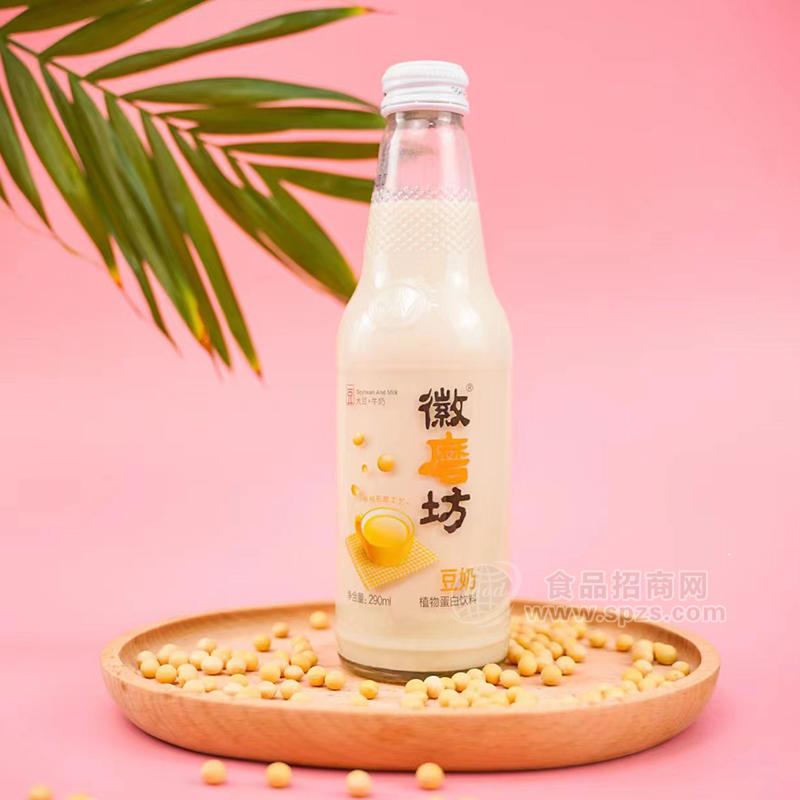 ·徽磨坊豆奶植物蛋白饮料290ml 