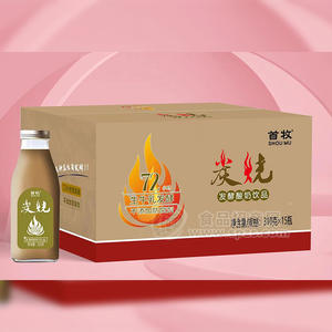 首牧炭烧发酵酸奶饮品乳饮料310gx15瓶