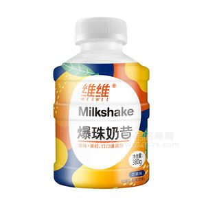 维维爆珠奶昔芒果味发酵型乳味饮料瓶装380g
