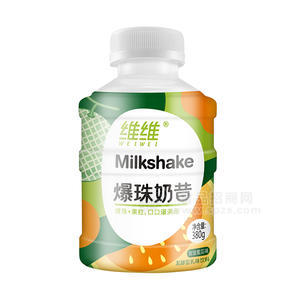 維維爆珠奶昔玫瓏蜜瓜味發(fā)酵型乳味飲料瓶裝380g