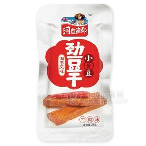 洞庭漁郡小黃豆勁豆干牛肉味25g招商