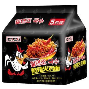 酷辣火鸡面袋装100克×5