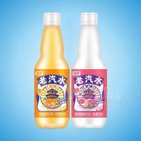 圣普橙味蜜桃味汽水碳酸饮料老汽水饮料500ml