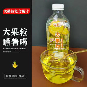 百多利菠蘿風(fēng)味+椰果復(fù)合果粒果汁飲品