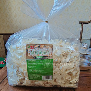 德之品鲜鸡蛋面片袋装招商1.2千克