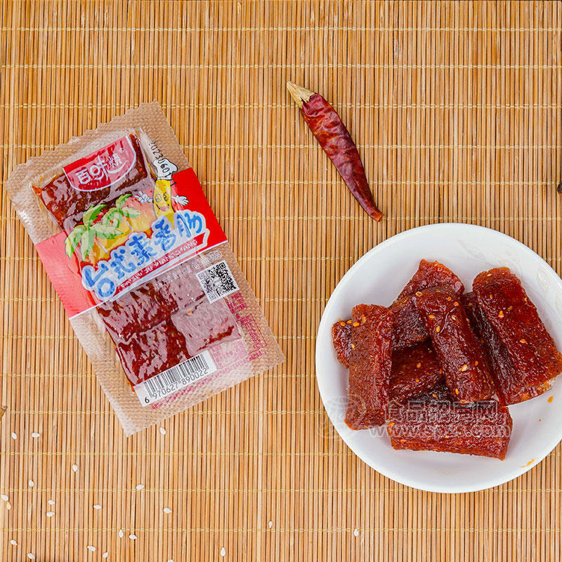 ·百味烧台湾素烤肠调味面制品散装称重 