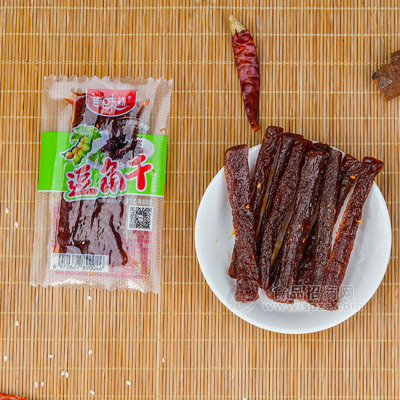 ·百味烧逗角干调味面制品散装称重招商 