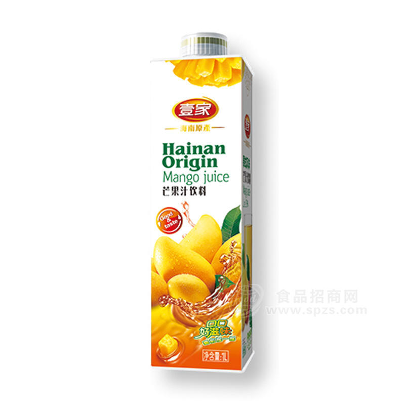 壹家芒果汁饮料1L