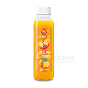 壹家香橙益生菌發(fā)酵復(fù)合果汁飲料450ml