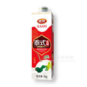 壹家泰式生榨果肉椰子汁植物蛋白飲料1kg