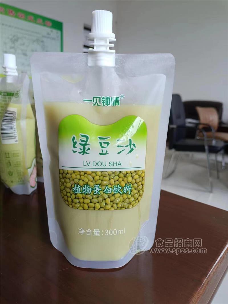 一見鐘情綠豆沙植物蛋白飲料