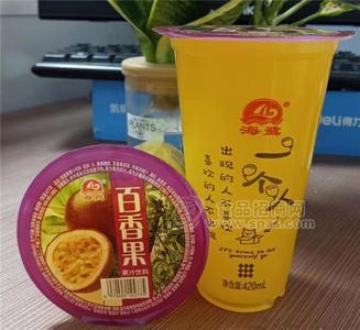 海鹭百香果汁杯装果汁饮料420ML*30杯