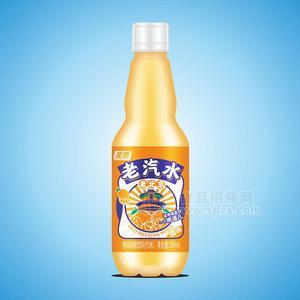 圣普老北京汽水橙味碳酸饮料老汽水500ml