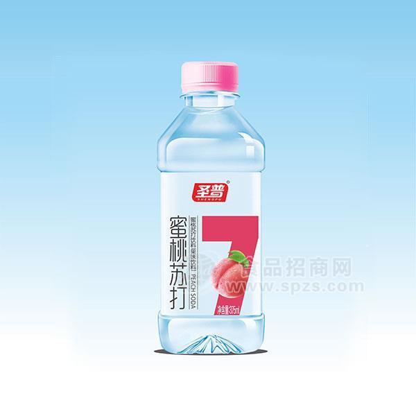 圣普蜜桃苏打果味饮料375ml 