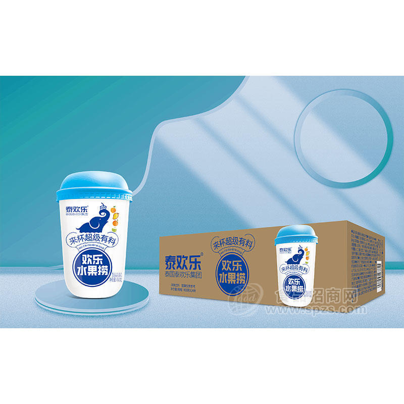 泰欢乐水果捞果味饮品450gX24杯