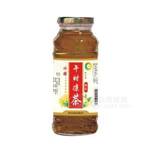 午時涼茶冰糖天然植物飲料飲品玻璃瓶裝