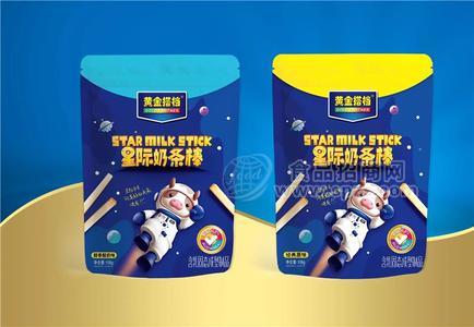 黄金搭档星际奶条棒经典原味醇香酸奶味108g休闲儿童零食