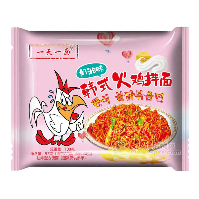面韩式火鸡拌面奶油味100g