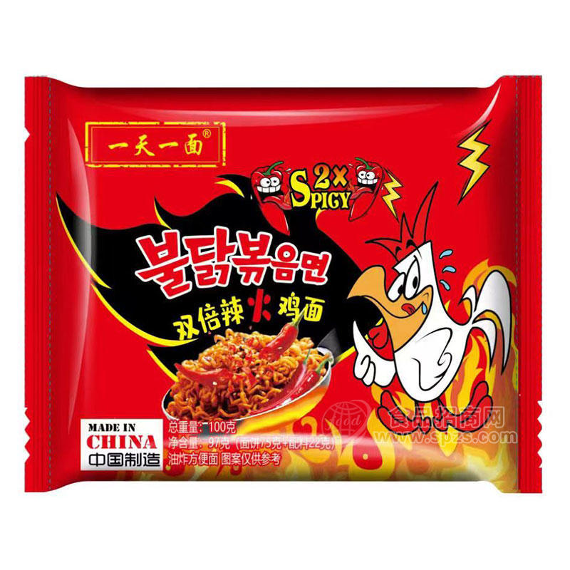 面双倍辣火鸡面100g