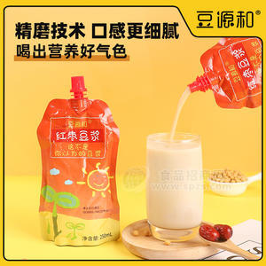 豆源和紅棗豆?jié){植物蛋白飲料方便食品250ml