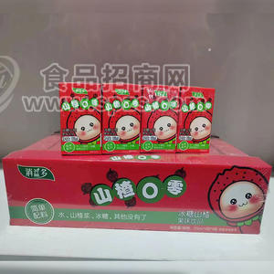 消益多冰糖山楂果味饮品125mlX4包X9排