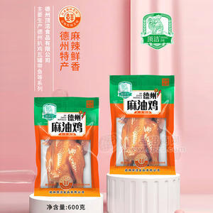 顶洁德州麻油鸡熟食袋装招商600克