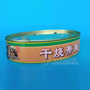 煜味原干燒帶魚罐頭魚干方便食品305g