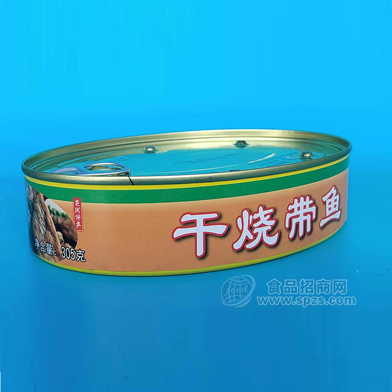 煜味原干燒帶魚罐頭魚干方便食品305g