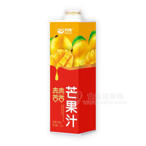 昊雨芒果汁飲料盒裝招商1.5L