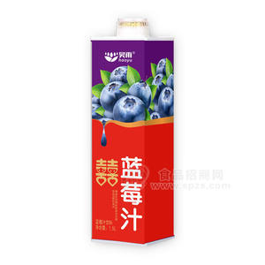 昊雨藍(lán)莓汁飲料盒裝招商1.5L