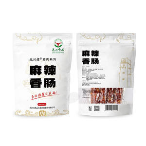 羌山食品麻辣香肠北川老非烟熏腊肉发酵肉系列400g