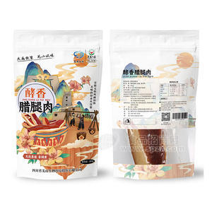 羌山食品酵香腊腿肉无抗养殖非烟熏腊肉发酵肉系列280g