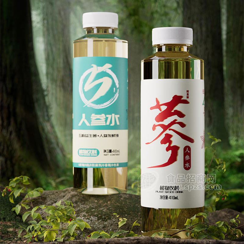 獲嘉發(fā)酵植物飲料人參水系列招商410ml