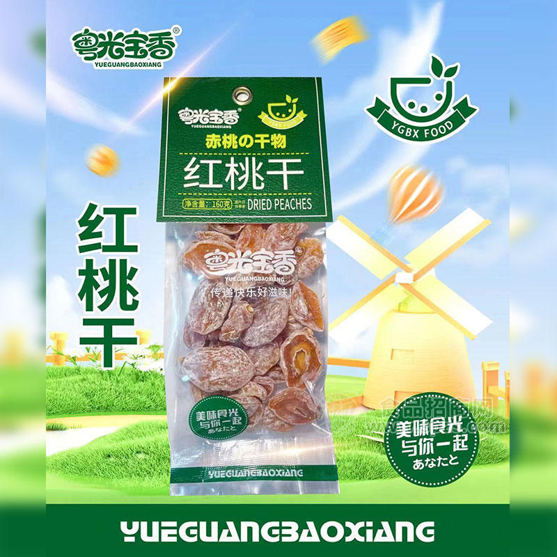 粤光宝香红桃干李梅制品160g