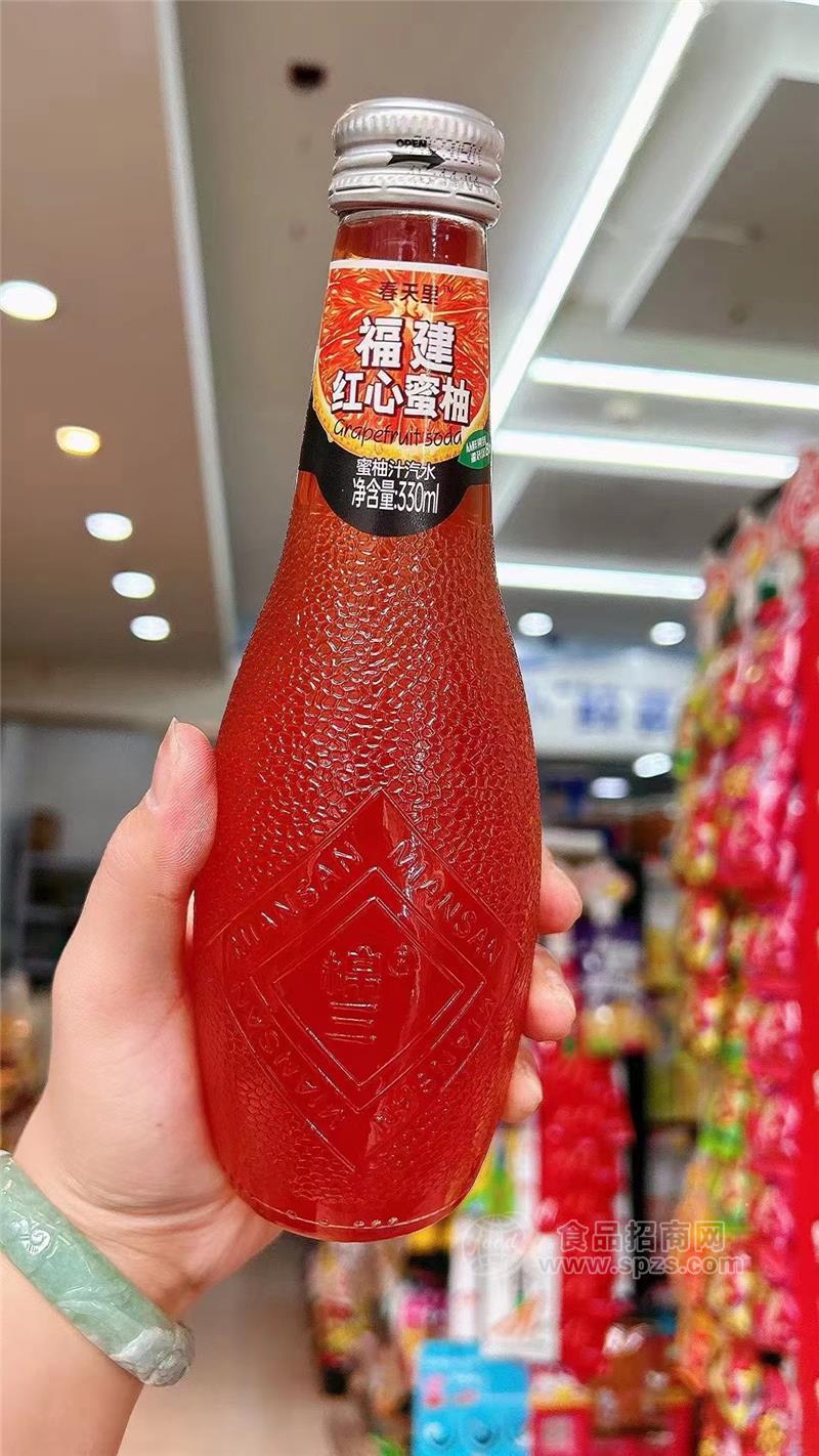 蜜柚汁汽水330ml